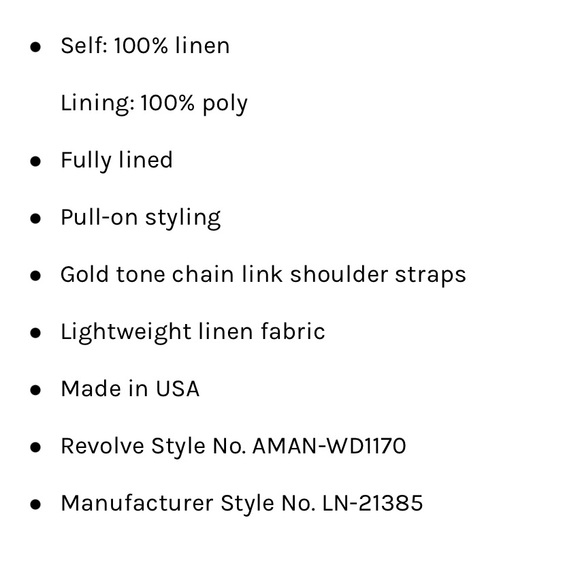 AMANDA UPRICHARD LINEN DRESS - Picture 5 of 5